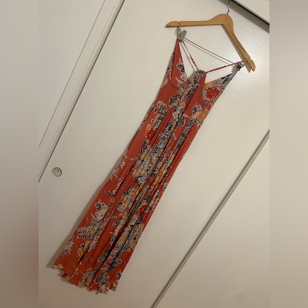 Free People Through The Vine Printed Maxi Dress In Red Combo REVOLVE - Picture 10 of 10